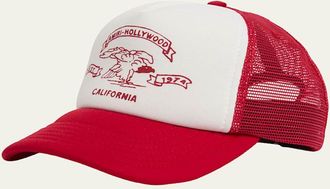 Amiri Mens Eagle Mesh Trucker Hat