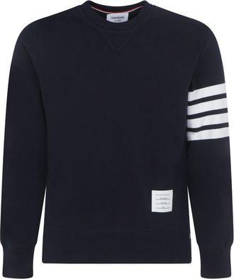 Thom Browne Blue Cotton Mens Sweatshirt