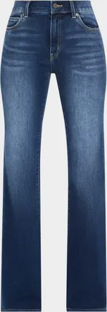 Kobi Halperin Eden Flare-Leg Washed Denim Jeans