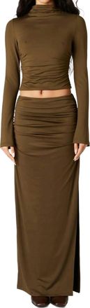 Nia Selena Skirt In Olive