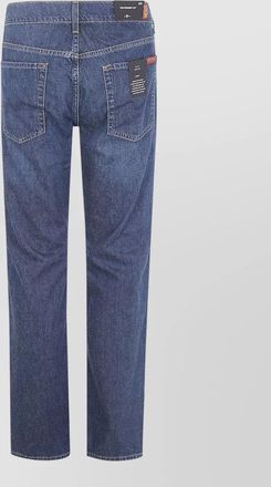 7 For All Mankind silk-blend straight-leg jeans
