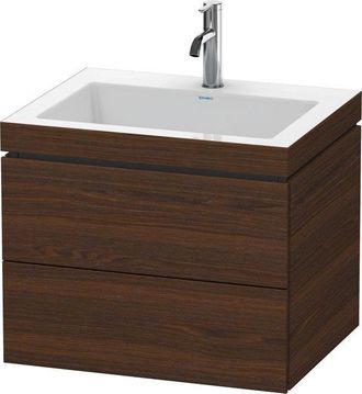 Duravit Duravit - Lavabo Para Muebles L-cube C-bonded Con Base, Colgante