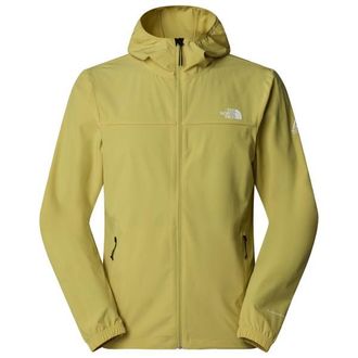 The North Face Mountain Athletics Hooded Wind Jacket Softshelljacke f&uuml;r Herren | oliv/beige