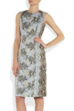 Erdem python print and lace sleeveless dress Size S