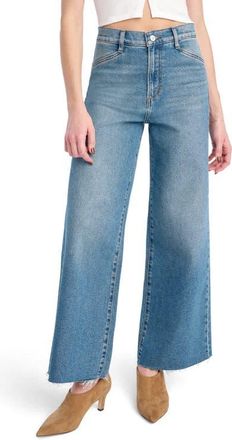 Favorite Daughter The Mischa Super High Waist Wide Leg Jean in Rio at Nordstrom, Size 31P
