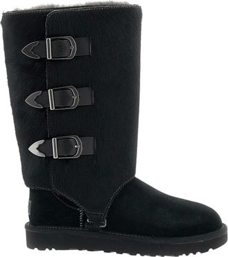 UGG Classic Tall Western - - Shoes - Donna - Nero - 41 EU