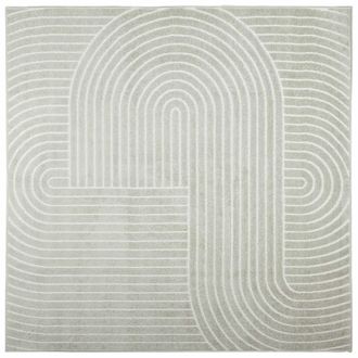 vidaXL Alfombras De &Aacute;rea Cuadrado Palmeras Verde 120 X 120 Cm Vidaxl