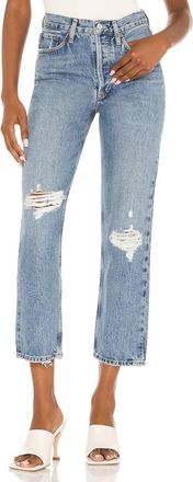 A Gold E Womens Lana Crop Midrise Vintage Straight Jeans In Cornerstone