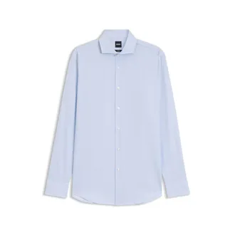 BOSS Easy-iron slim-fit shirt in cotton twill