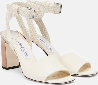 Jimmy Choo London Sandalias Rori de piel trenzada