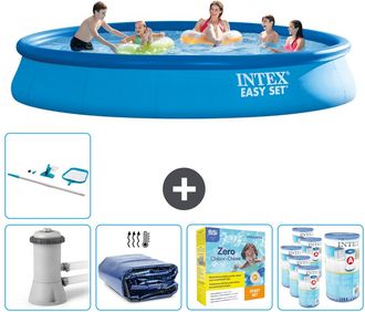 Intex Piscina Easy Set Redonda - 457x84 Cm - 8-piezas Scb28