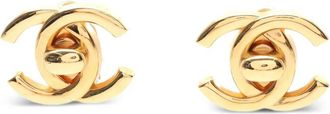 Chanel Orecchini con logo CC 1986-1988 - Oro