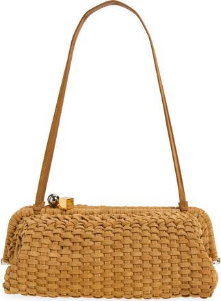 Jacquemus Large Pochette Salon Clutch in Camel 830 at Nordstrom