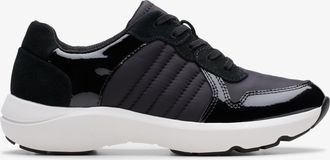 Clarks Tivoli Sport Zwarte Combi Schoenen