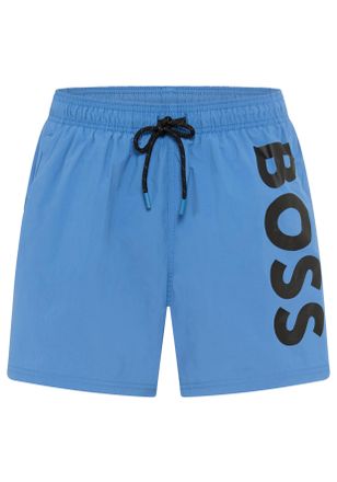 HUGO BOSS Badeshorts BOSS Octopus, Herren, Gr. XXL, N-Gr, bright blau 436, Web, Obermaterial: 100% Polyamid, Badehosen Badeshorts, Mit BOSS Logoschriftzug, elas