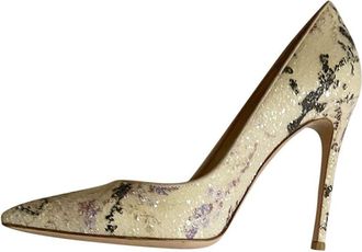 Gianvito Rossi for Mary Katrantzou Floral Pumps Size 37.5