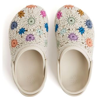The Sak Bolo Eva Clog in Natural Multi Flower at Nordstrom, Size 11