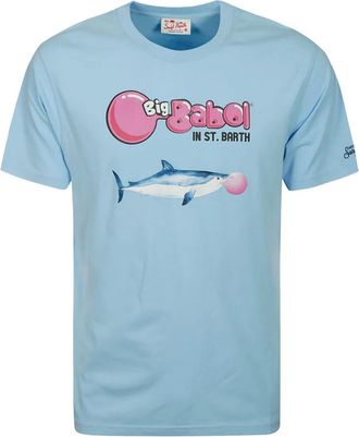 MC2 Saint Barth T-shirt con stampa - Blu