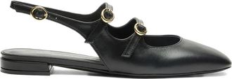 Stuart Weitzman Ballerine con cinturino posteriore - Nero