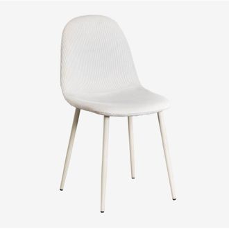 Sklum Pack De 4 Sillas De Comedor Glamm Sklum Beige Crema