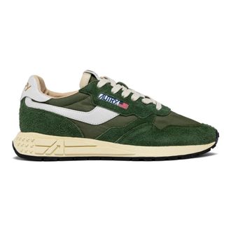 Autry Reelwind Lage Sneakers - Heren - Sneakers - Groen - 41 EU - Katoen - Schoenen