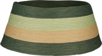 house of seasons Cesta del &aacute;rbol de navidad de papel verde D58