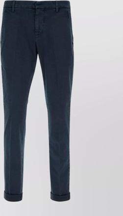Dondup gaubert trousers with pockets and cuffed hem