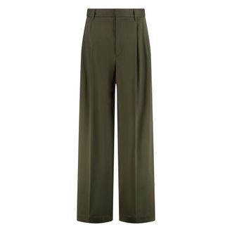 Darkpark Wide Trousers, female, Green, 2XS, Chicago High-Waist Wide-Leg Trousers
