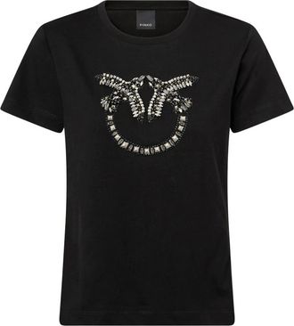 Pinko Mujer, Camisetas, Negro, Talla: M