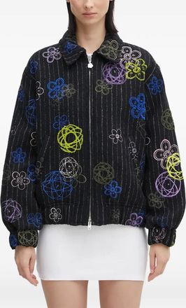 Kenzo x Futura 2000 Giacca a righe - Nero