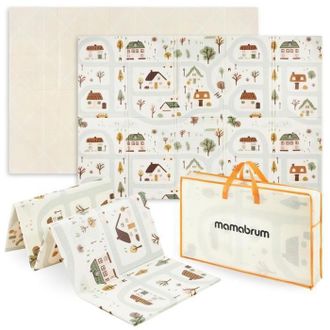 OEM Alfombra De Juego Plegable De Doble Cara De Espuma Xpe - Beige - 180 X 120 Cm