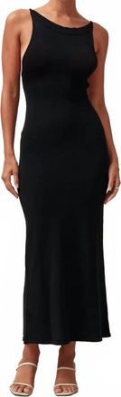 Alohas Delicate Knit Dress In Black