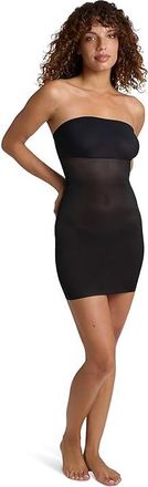 Commando Featherlight Control Strapless Slip Womens Underwear Black : XS, Elastane