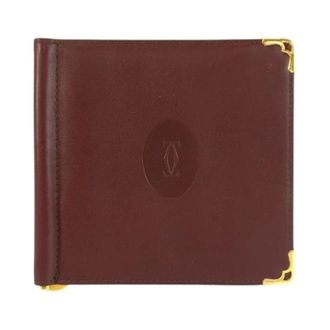 Cartier Pre-owned Wallets, male, Red, Size: ONE SIZE Pre-owned Must Line Short Wallet