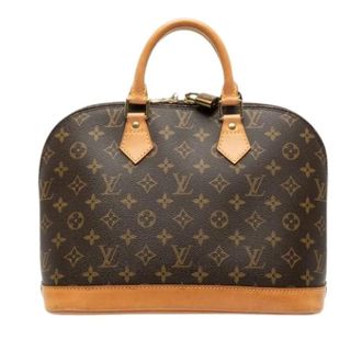 Louis Vuitton Pre-owned Handbags, female, Brown, Size: ONE SIZE Pre-owned Monogram Alma PM