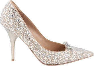 Valentino Romance Bow Crystal-Embellished Pumps