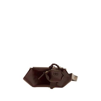 Ganni Bolso de hombro - Bags - Mujer - Rojo - ONE SIZE