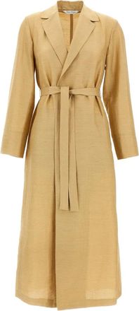 Max Mara Cappotto con cintura Meandro - Toni neutri