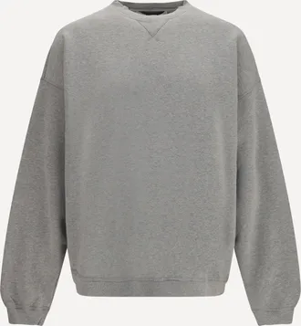 Golden Goose Felpa girocollo oversize con scritta sul retro Man M