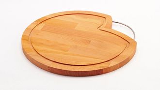 Bisetti Round beech wood cutting board