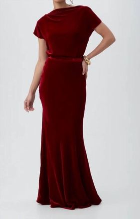 Trina Turk Rabina Skirt In Red