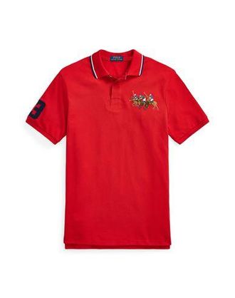Ralph Lauren CUSTOM SLIM FIT TRIPLE-PONY POLO SHIRT