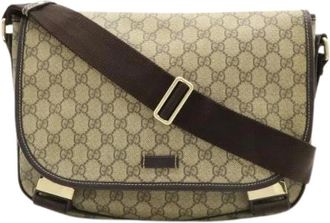 Gucci Pre-owned Cross Body Bags, female, Beige, Size: ONE SIZE Pre-owned Cross Body Bag