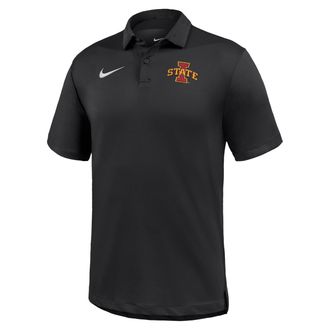 Nike Iowa State Cyclones Tour Nike Mens Dri-FIT College Polo in Black | M51839E169IAST-BLK