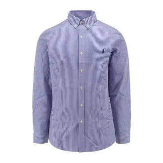 Polo Ralph Lauren Casual Shirts, male, Multicolor, Size: 2XL Striped Stretch Cotton Shirt