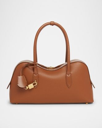 Stella McCartney Ryder Large Shoulder Bag in Embossed Grainy Eco Mat