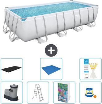 Bestway Piscina Bestway Power Steel Rectangular - 549x274x122 Cm - 8-piezas S568