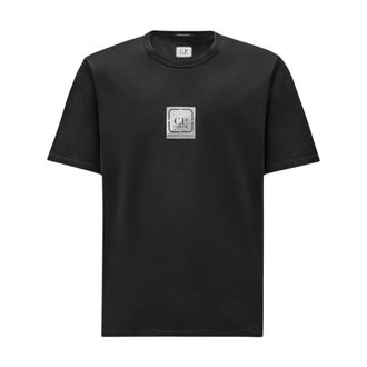 C.P. Company C.p. Company - Metropolis Series T-shirt - Heren - Tops - Zwart - Maat: M Katoen