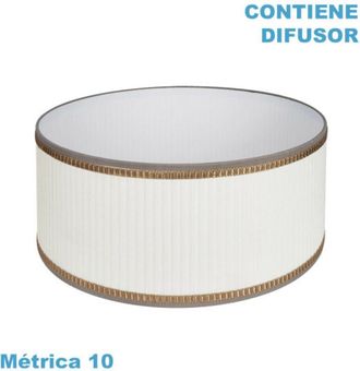 Fabrilamp Pantalla Colgante Soprano M10 Beis 50dx50dx22h Difusor Incluido