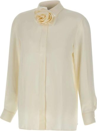 Marella Cabiria Shirt - Dames - Overhemden - Wit - XL - Overhemden